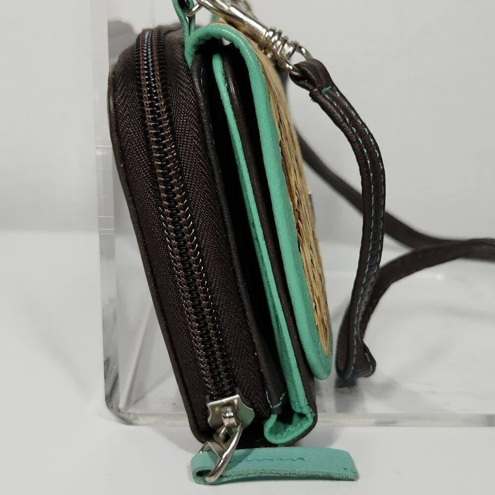 Velez Leather Crossbody Wallet